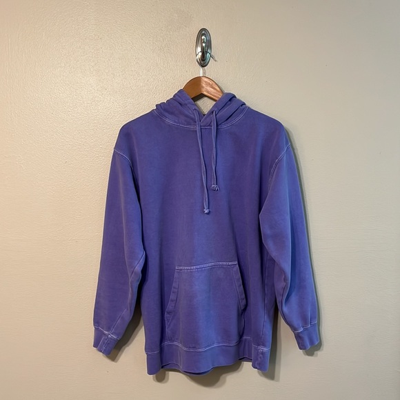 Purple Comfort Colors Hoodie - Picture 1 of 8